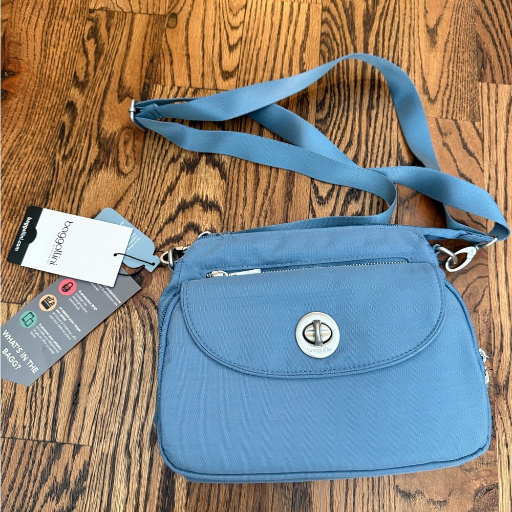 Baggallini Cornflower Blue Crossbody Bag